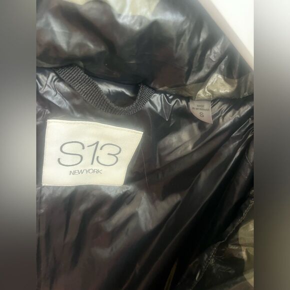 S13 NewYork Camouflage shiny Puffer Jacket; Size Small, perfect condition! - Picture 7 of 11